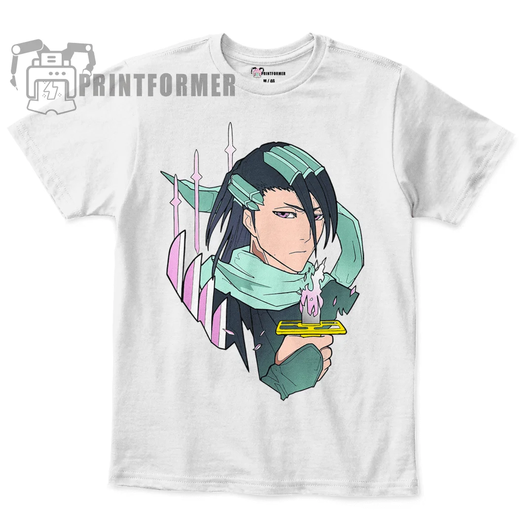 Byakuya Kuchiki T-Shirt Bleach Shirt Manga Strip Anime Graphic Tee