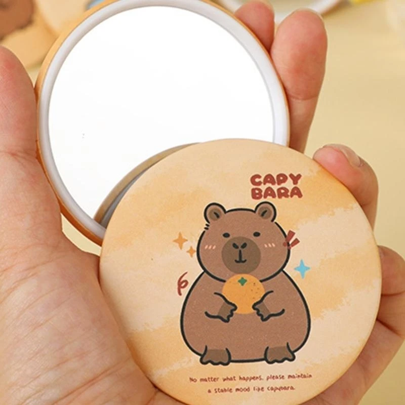 Gương trang điểm túi nhỏ gọn gương vanity gương động gương hoạt hình trang điểm vòng trang điểm dễ sử dụng cho phụ nữ