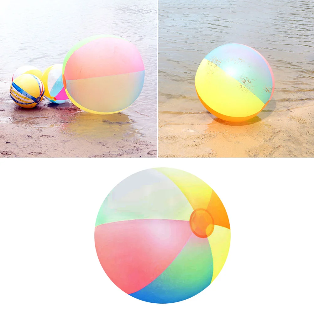 Aufblasbarer Regenbogen-Wasserball, Sommer, lustig, Wasserspaß, zum Spielen, Strandball, Poolball, Spielzeug für Kinder, aufblasbare Strandbälle