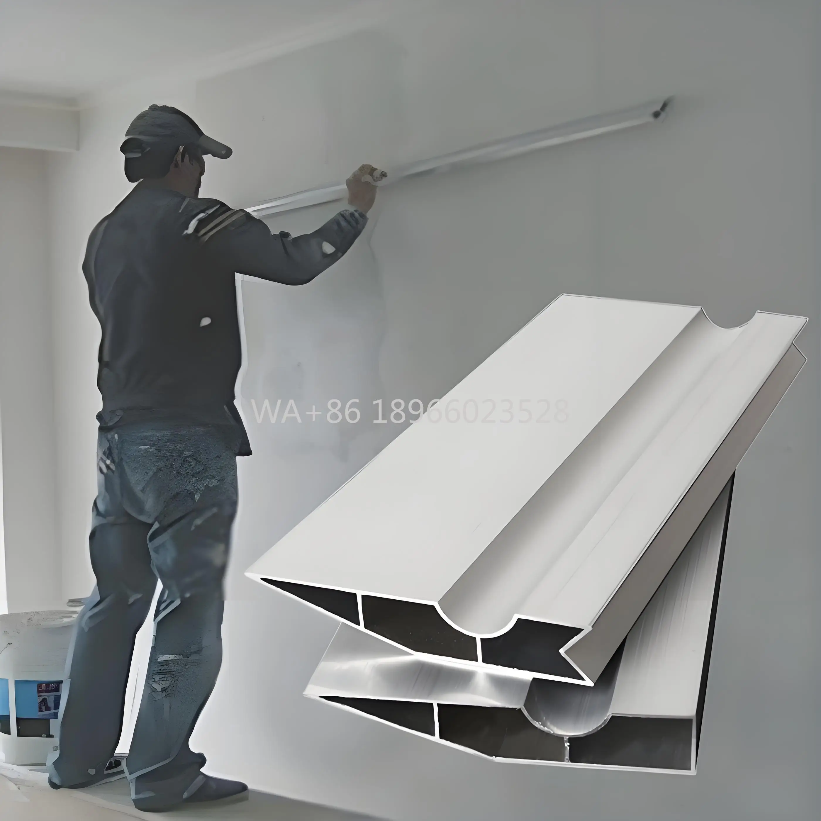 

Industrial DIY Aluminum Alloy Scraper Hand Tools Concrete Plaster Angle Scraper Steel Plastic More Trowel Plastering Extrusions