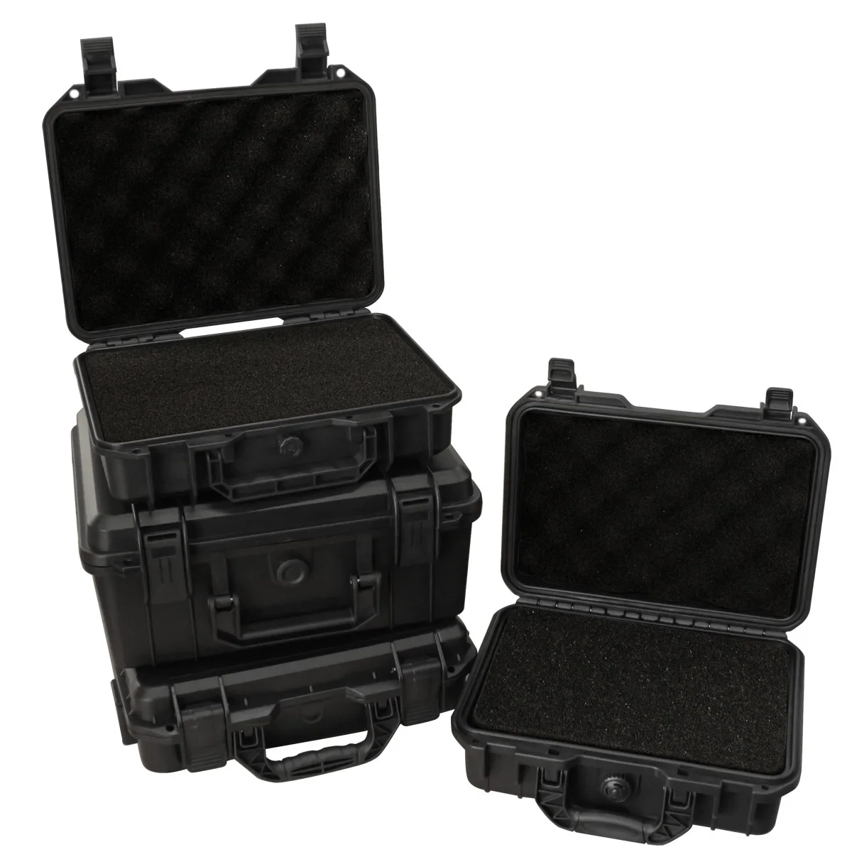 Waterproof Hard Toolbox Safety Protector Box Portable Organizer Storage Tool Case Impact Resistant Instrument Case With Sponge