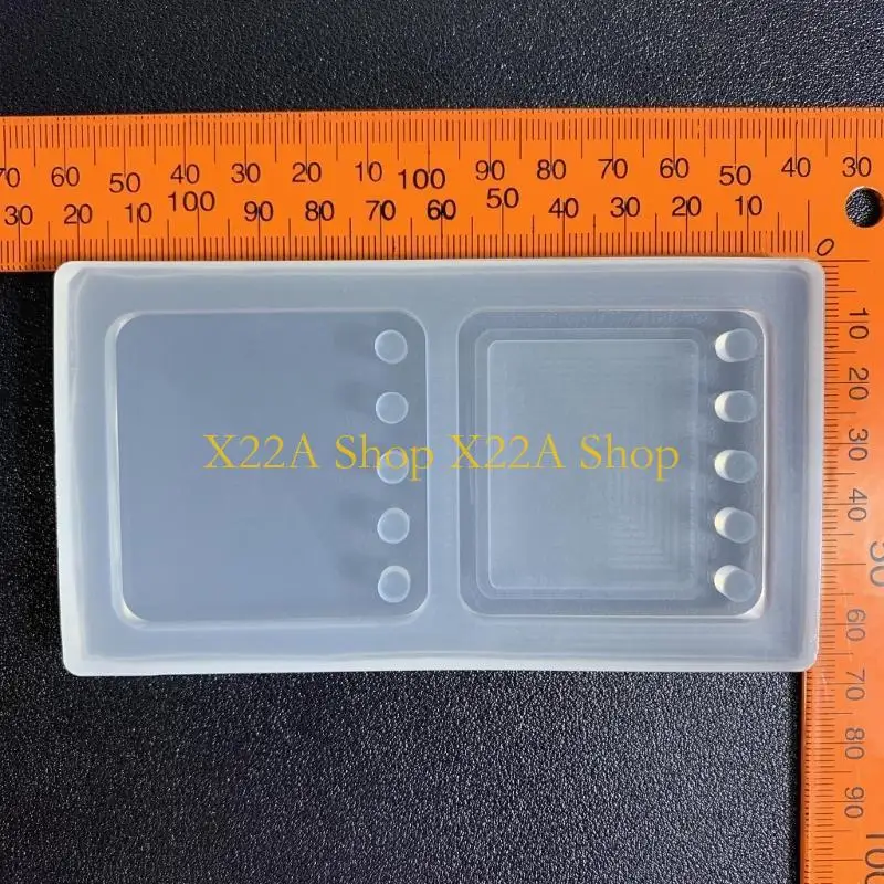 Unique Crystal Epoxy Notebook Housing Shell Mould School Office Supplies Note Pad Decor