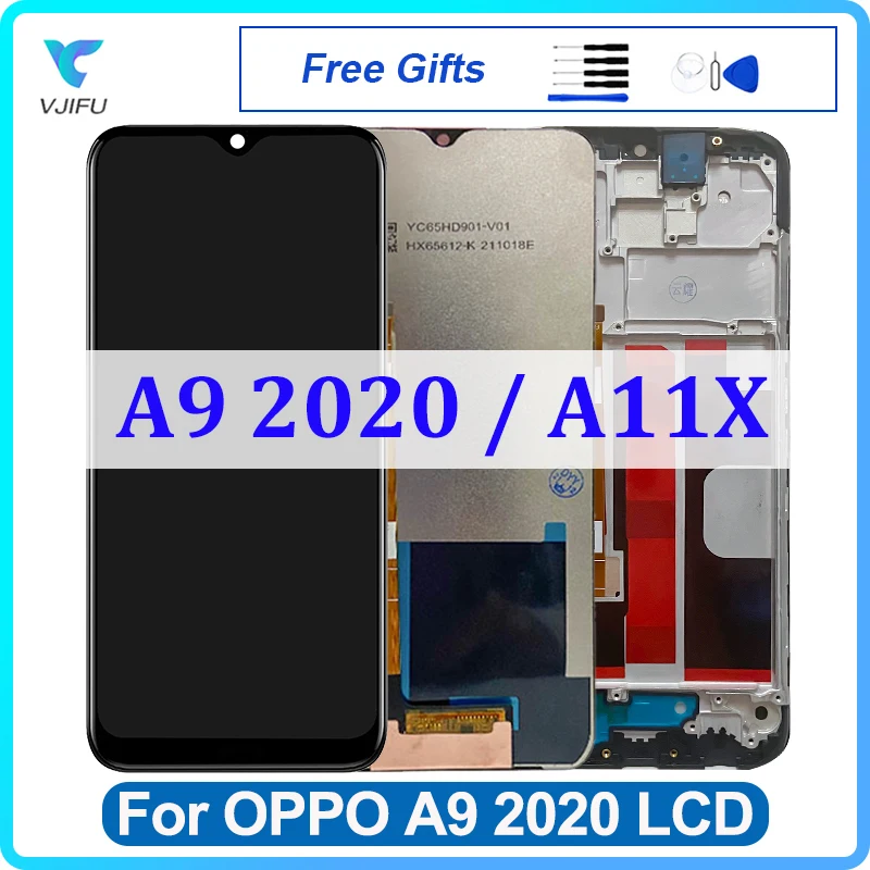 

6.5'' Original LCD For A9 2020 Display Touch Screen For Oppo A11X CPH1937 CPH1939 Pantalla Digitizer Assembly Replacement Repair