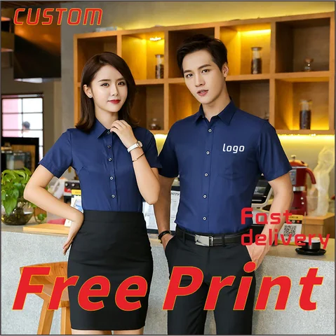 Business Professional Attire, Shirts, Men's and Women's T-Shirts, Cardigans, Customized Workwear, Printed Logos, Embroidered Log