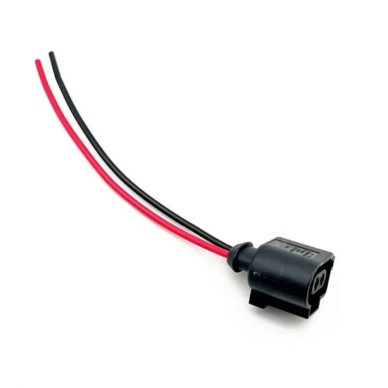 2 Pin Rear Brake Motor Plug Connector Wire Repair 1J0973722A For Passat B6 Tiguan Sharan for A4 B8 A5 Q5 1J0 973 722A
