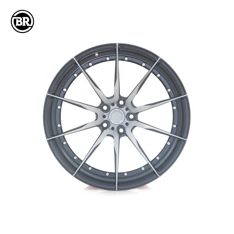 Custom Fully Refined Throwing Fine Polishing 18-26 Inch Racing Car Wheels Deep Dish Forged 5*130 Rims With Polished Lip