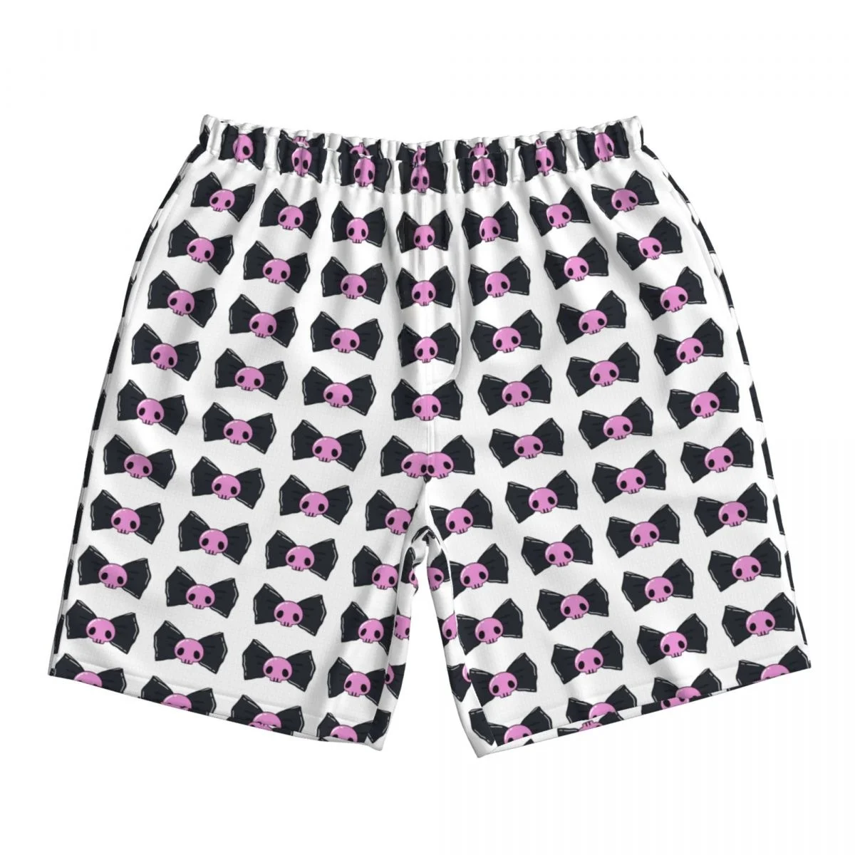 

Kuromi Cartoon Black White Swim Casual Pants Women Trunks Beach Print Short Pants Graphic Summer Men Shorts
