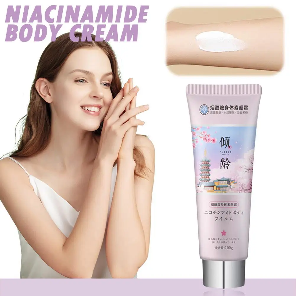 Niacinamide Body Lotion Concealer Bleaching Cream Brightening Nourishing 100g Skin Moisturizing Tone Lighten Care S P2F9