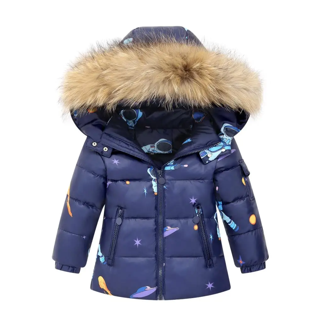 UNITIM 2024 Winter Children Clothes Set -30 Degree Down Jacket For Girls Baby Boy Jumpsuit Kids Overalls Boys Outerwear Coat