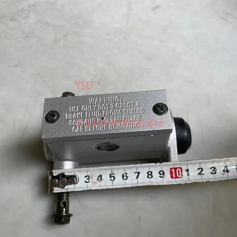 4-Wheel Beach Bike & Go Kart Modification Parts | 1-to-3 Brake Pump Set with Foot Pedal Master Cylinder Assembly