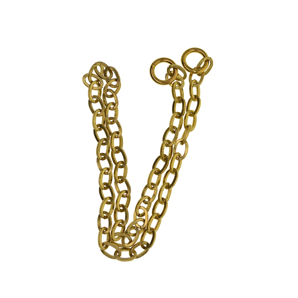 Viking Punk biker Fine ottone massiccio grande 8 mm di spessore Itlay quadrato cubano link ncklace portafoglio jean cordino tasca orologio catena fai da te