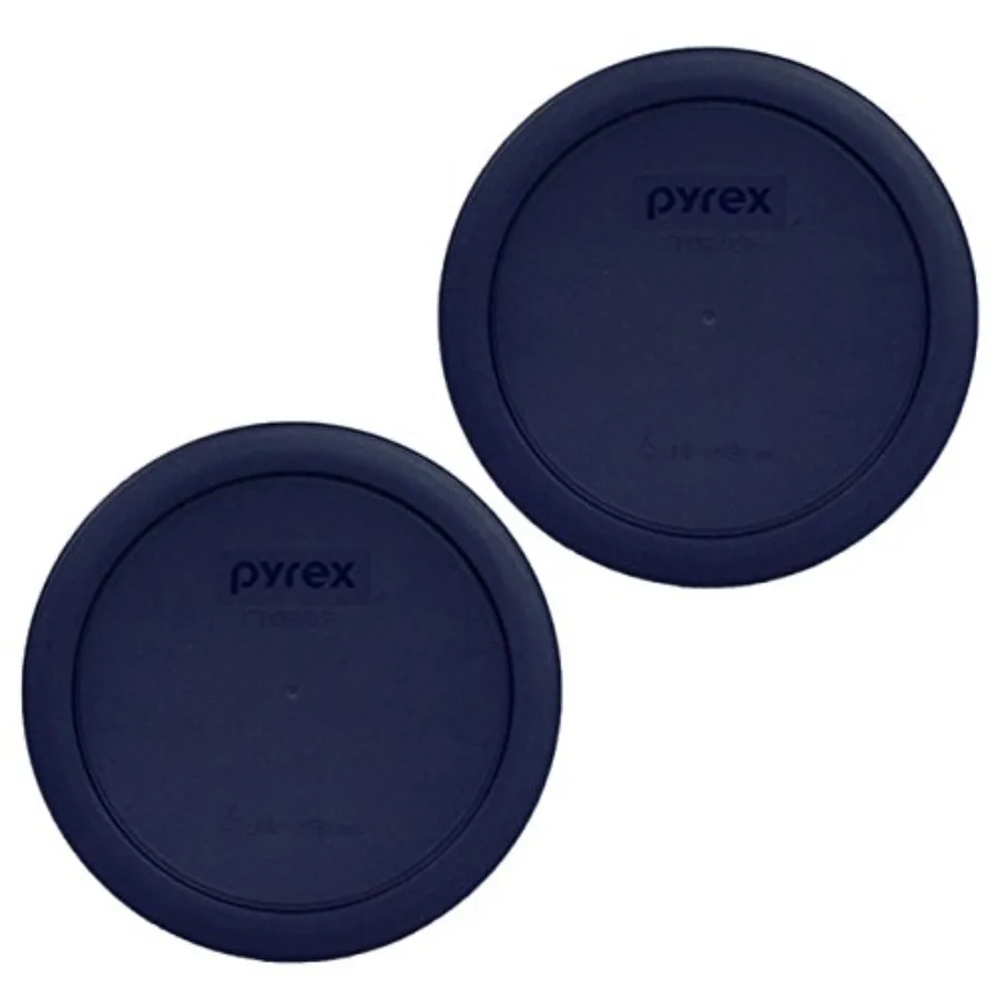 

4 Cup Round Plastic Cover vy Blue 2 Pack