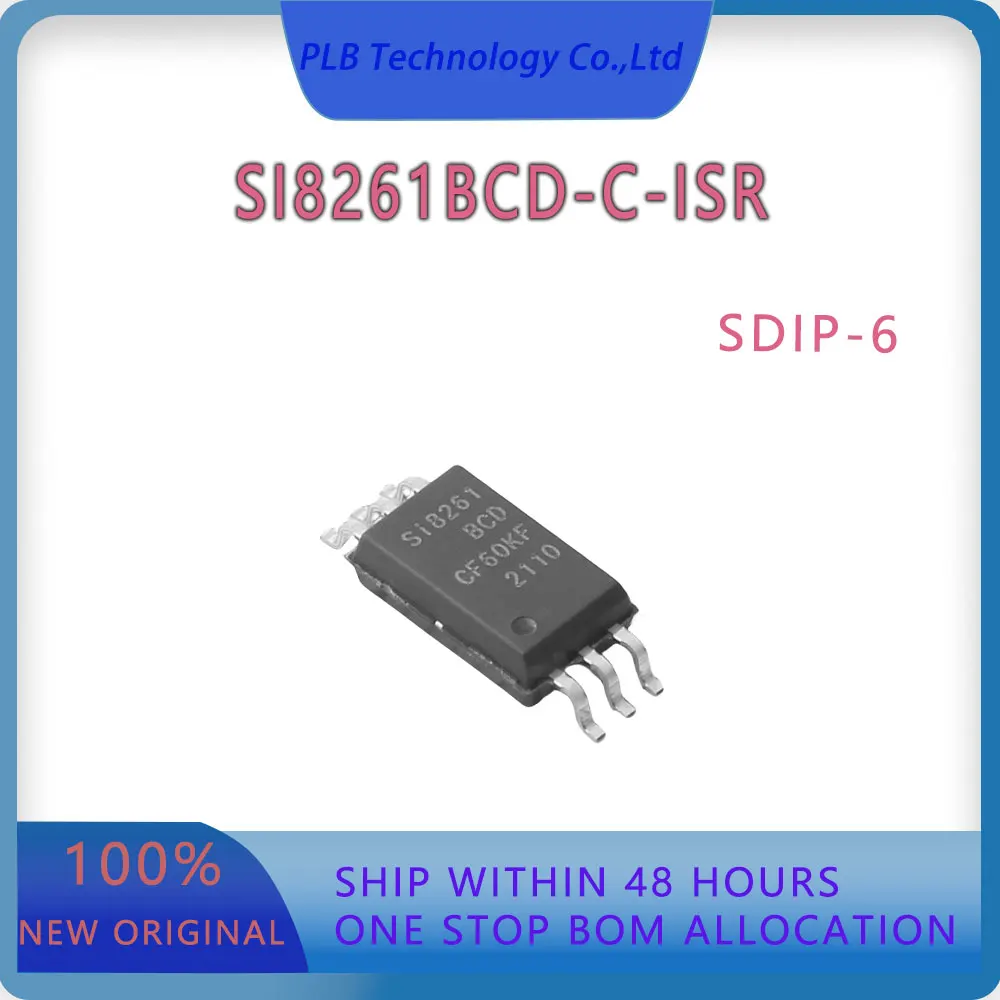 Original SI8261 Power Management SI8261BCD-C-IS Integrated Circuit DIP-6 Gate Drivers Electronic Stock IC Chip New