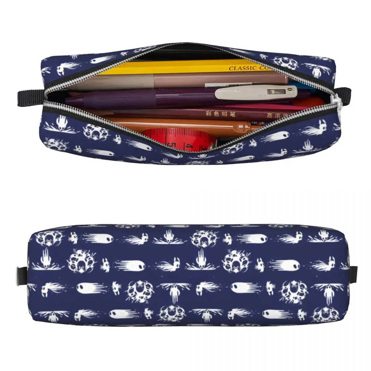 Hollow Knight Gaming Pencil Cases Fashion Pen Holder Pencil Bags Student Large Storage Students School Gifts Pencilcases