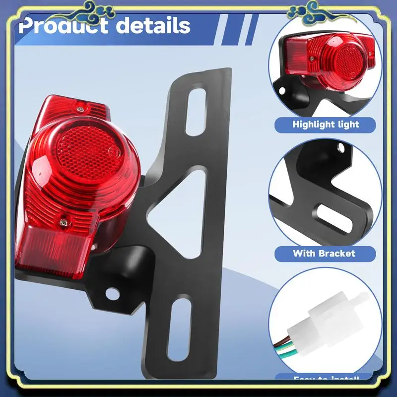 

AU16-Tail Light Motorcycle Rear Lamp Taillight For Honda Monkey Z50 Z50JZ Z 50 KDF Bike