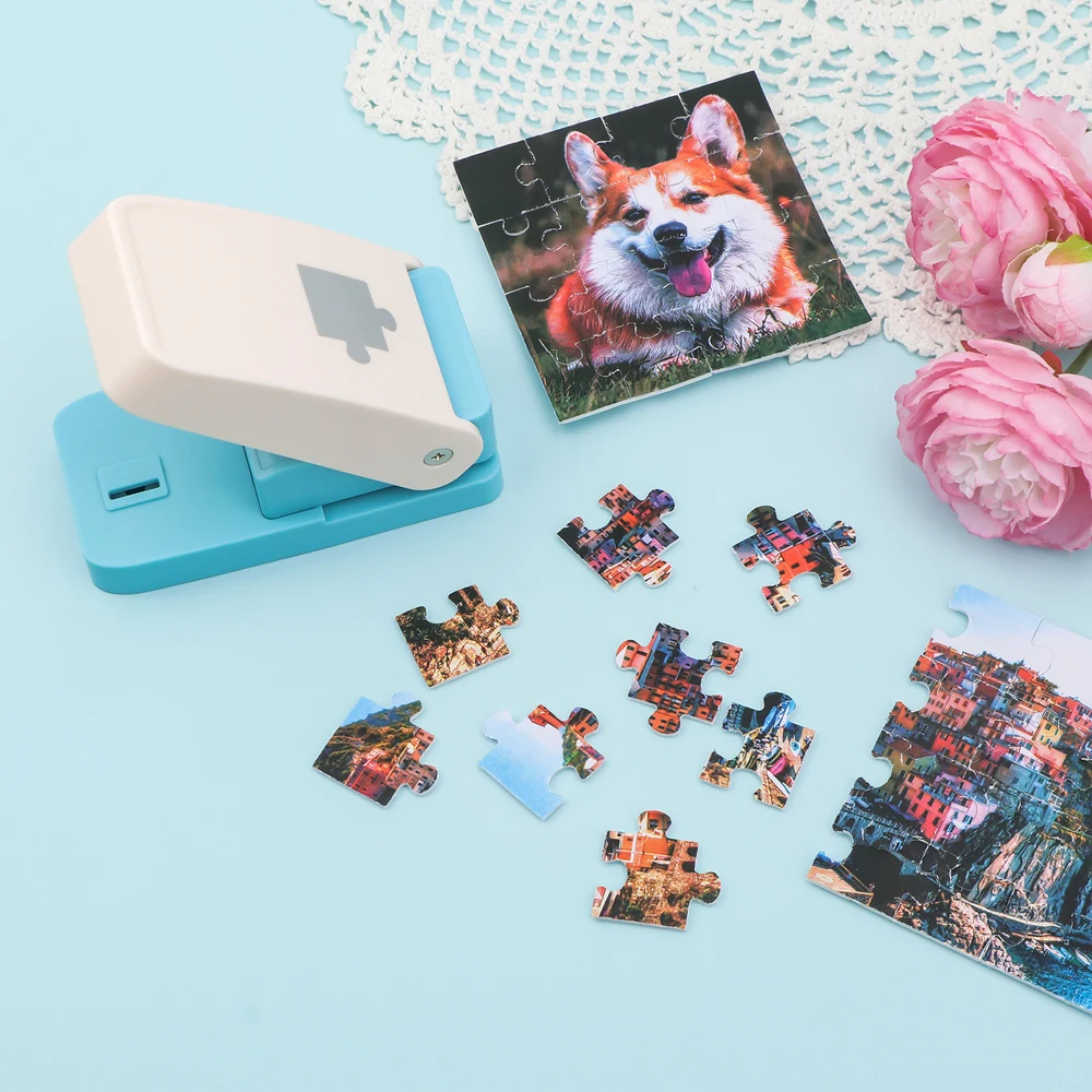 Creative Puzzle Punch Mini Puzzle Maker for DIY Scrapbooking Custom Photo Pieces Arts Crafts Jigsaw Puzzle Making 2025 Hot Sale - Image 4