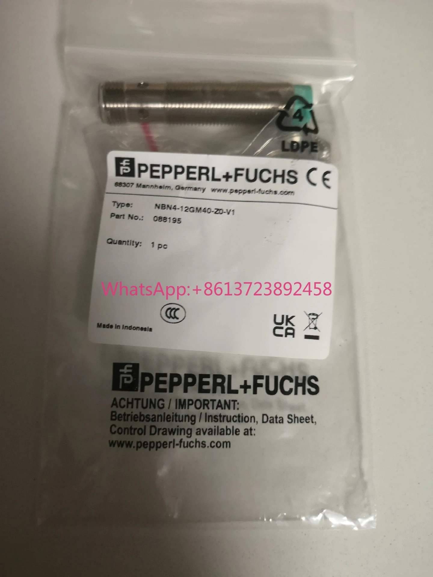 

Pepperl + Fuchs NBN4-12GM40-Z0-V1
