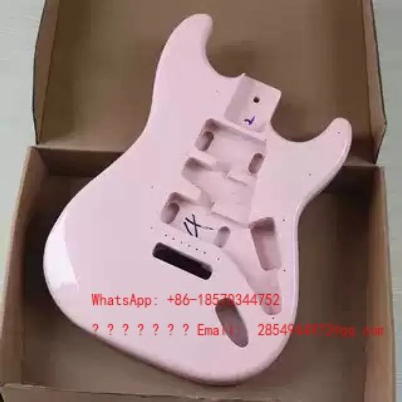 

39-Inch Electric Guitar Body, Pink Guitar DIY Musical Instrument Accessories