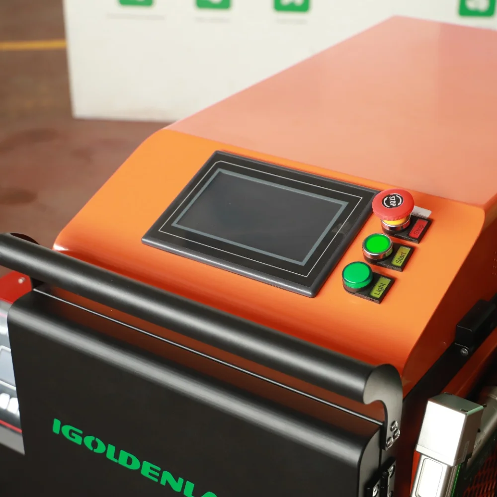 Efficient 5 In 1 Fiber Laser Integrated Machine Fast Working for Wind Power Equipment Surface Decontamination SGS Approved