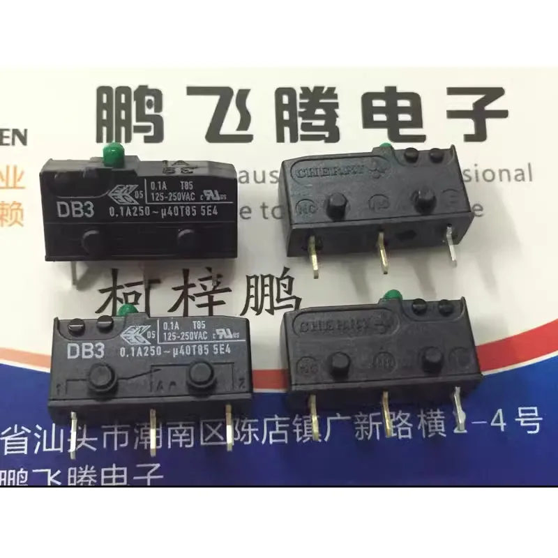 1PCS/LOTS Germany CHERRY Cherry DB3 Micro Switch Travel Limit Reset Push button 3 Pin Pin 0.1A Gold Contacts DB3G-CGAD