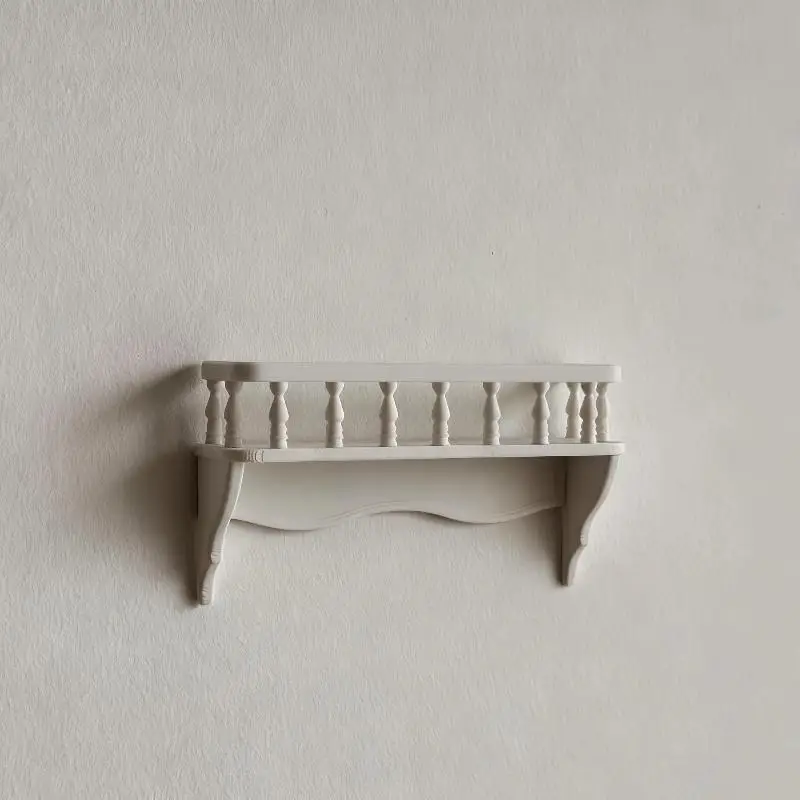 1: 12 Casa delle bambole in miniatura Simulazione Scaffale di stoccaggio a parete Modello Accessori per mobili per la decorazione della casa delle bambole Giochi di imitazione Giocattoli