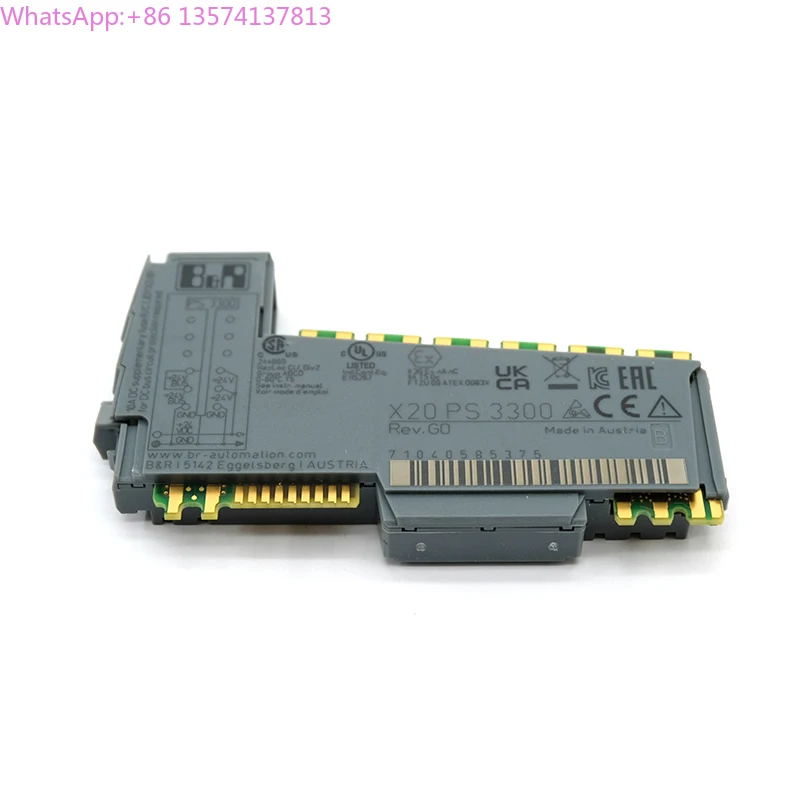

X20 Series Industrial Automation B&R X20PS3300 PLC PAC Module Power Dedicated Controllers Including X20CP0292