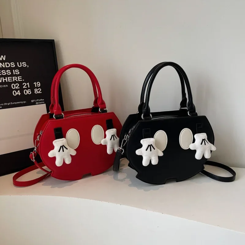 

Cute Cartoon Small Square Crossbody Bag for Women Soft Sweet Versatile Fashionable Trendy Compact Handbag