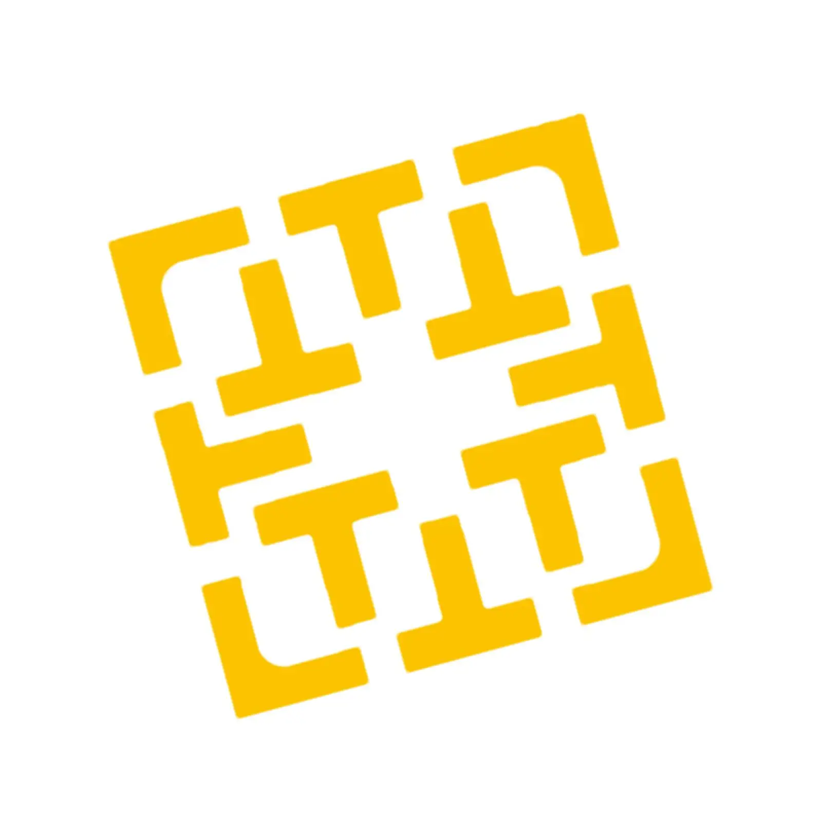 خطوط إكسسوارات علامة ملحقات Pickleball لتدريب التنس والرياضات باللون الأصفر #1