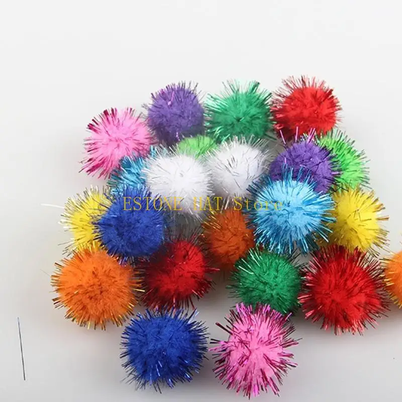 49mf 100pcs แวววาวดิ้น pompoms รูปร่าง appliques แพทช์ diy งานฝีมือเสื้อผ้าของเล่นเสื้อผ้าเย็บวัสดุหญิงอุปกรณ์เสริม DIY
