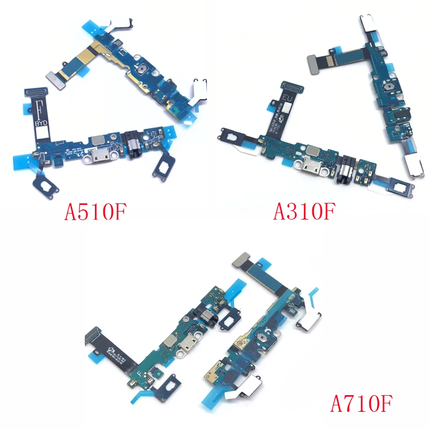 For Samsung galaxy A3 A5 A7 2016 A310F A510F A710F usb Charger Port Dock Connector Flex Cable Repair Parts