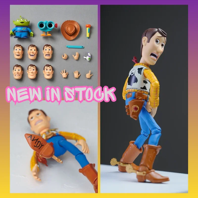 Kaiyodo Revoltech KO Toy Story Woody Ver 2.0 Action Figure PVC Collectible Toy Birthday Gift for Kids Fans