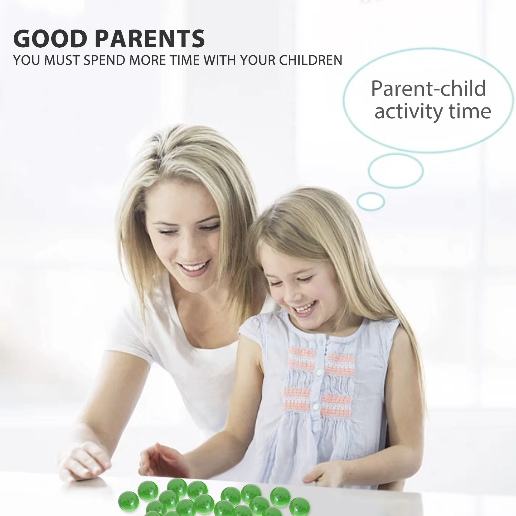 كرة رخامية من الزجاج الأخضر ، لعبة شذرات ملونة ، 16 في الخارج ، 10