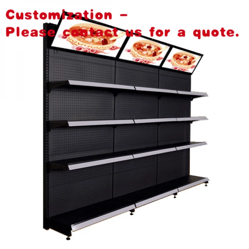 

custom.Single Sides Supermarket Shelves/Wall Shelves Display Rack Shelf Display Gondola