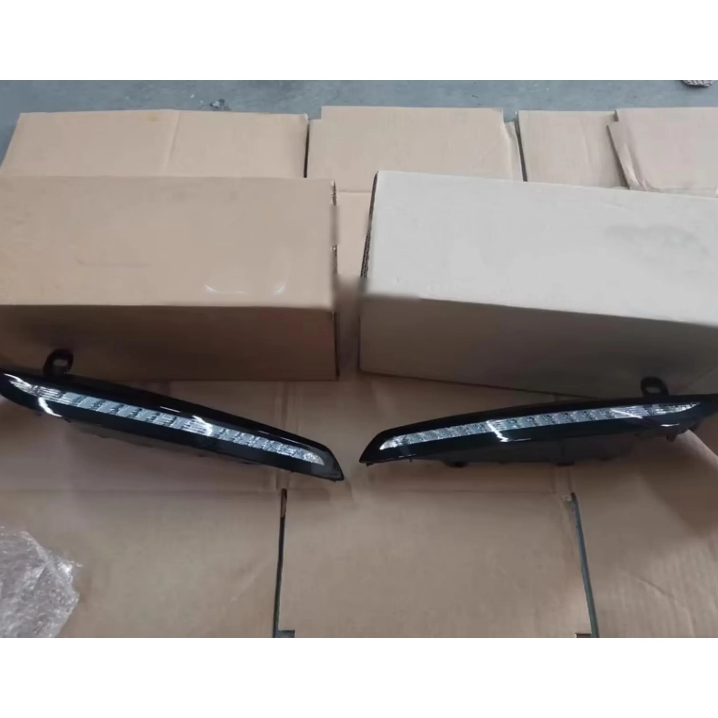 For Citroen DS5 DS4S DS5LS LED Daytime Running Light Daylight Front Bumper Streamer Turn Signal Fog Lamp Car Accessories