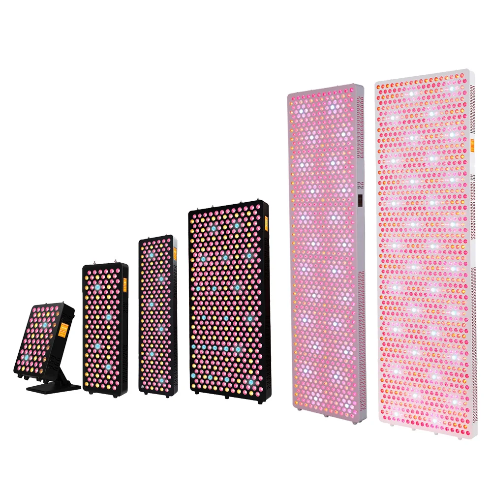 

OEM ODM 9 Spectrum Black and White Touch Screen Salon Sauna Body Health Care Infared Device Led Red Light Therapy Panel