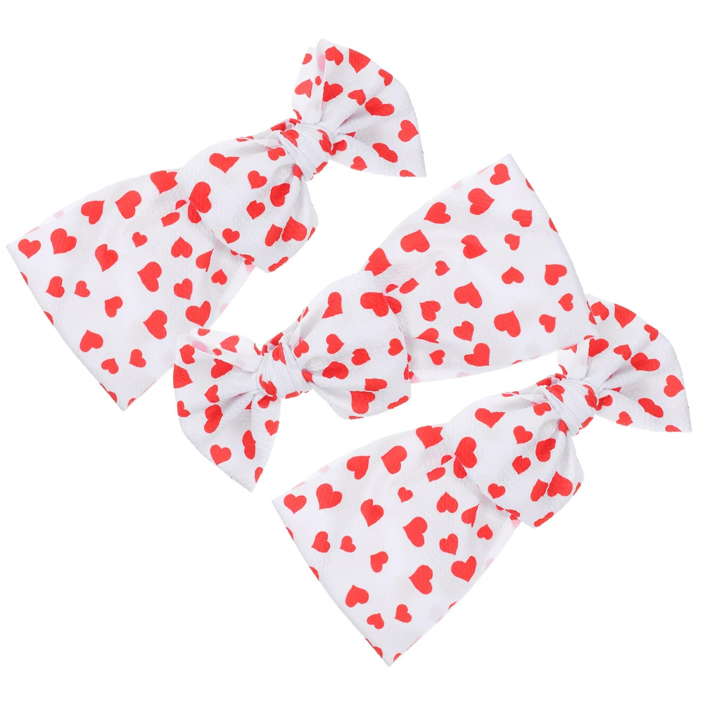 

3 Pcs Baby Hair Bands Newborn Headbands Girls Bow Toddler Infant Soft Wide Fabric Headbands Easy Clean Maintain Durability Charm
