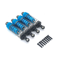 4PCS/1set Metal Front&Rear Universal Shock Absorber For Wltoys 144010 124019 124017 144001 144002 RC Car Upgrade Parts