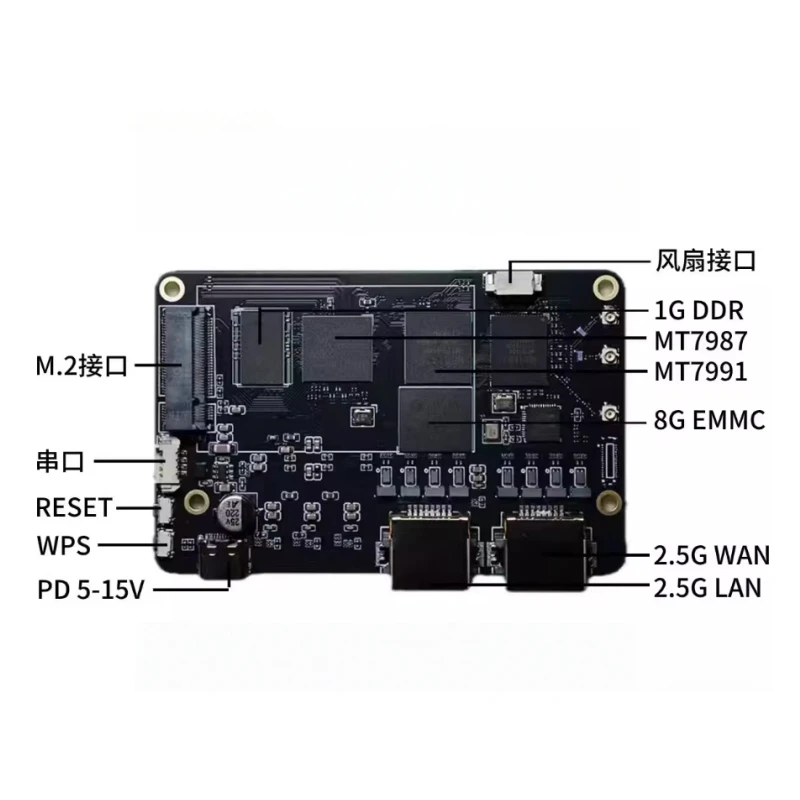 Neues H5000M 5G CPE Router WIFI7 Router 5G Entwicklungsboard