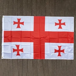 xvggdg 90x150cm Georgia flag Banner Georgia National flag Decoration banner