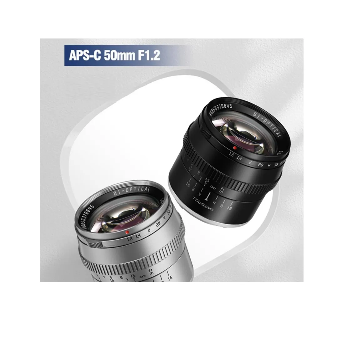 เลนส์ | F1.2 50มม. เหมาะสำหรับพอร์ต SONY E Card/Nikon Z port/canon rf/ พอร์ต EF-M /fuja/panasonic Macro พอร์ต4/3ระบบอินเตอร์เฟส