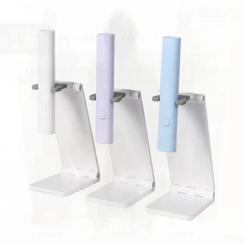 

Handheld Mini Nail Lamp with Bracket Quick-Drying Phototherapy Baking Lamp Rechargeable Three Colors Available - Ivory White