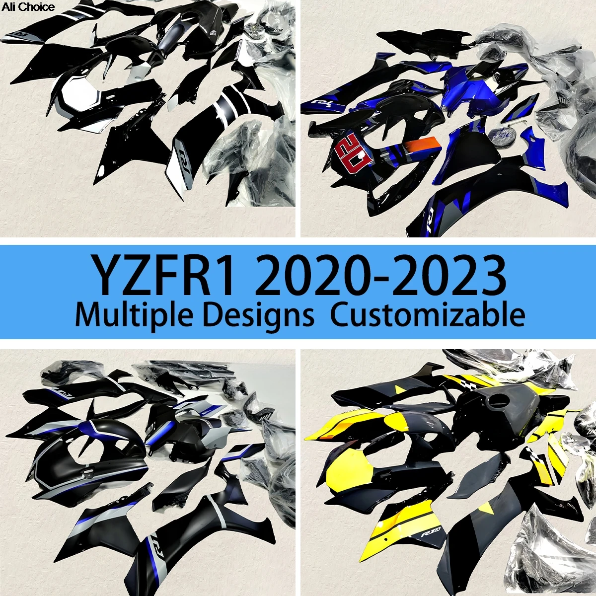 

New YZFR1 2020 2021 2022 2023 Motorcycle Parts Fairings for YAMAHA YZF R1 20 21 22 23 Fairing Panel Kit