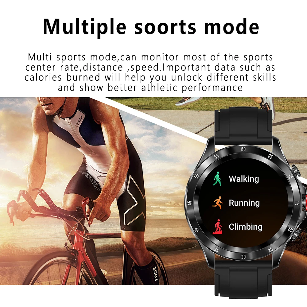 GFORDT-reloj inteligente para hombre, pulsera con Bluetooth, respuesta a llamadas, resistente al agua IP68, termómetro, rastreador deportivo, 20223