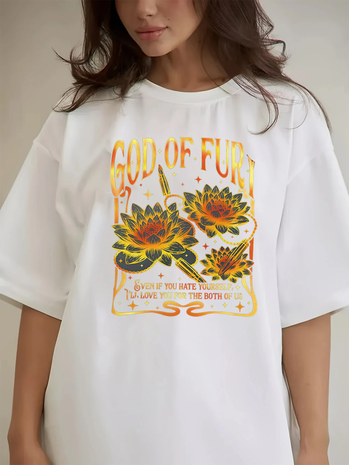 Fashionable Women's Clothing Suitable for All Seasons. The GOD OF FURY Print Is The 5th Installment in The Legacy of Gods Series