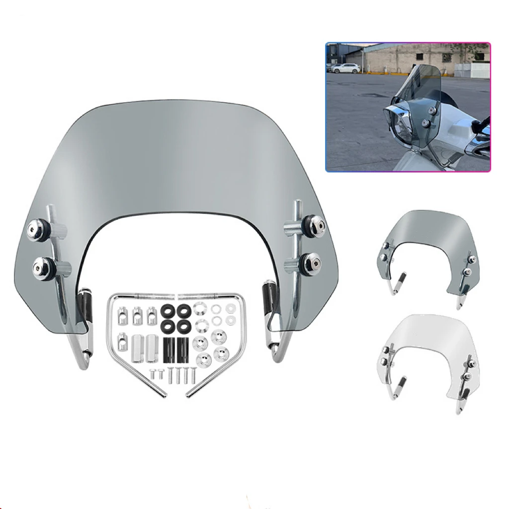 

Для Piaggio VESPA Primavera 150/125: Высококачественный передний ветровик-защита для мотоцикла (модификация)