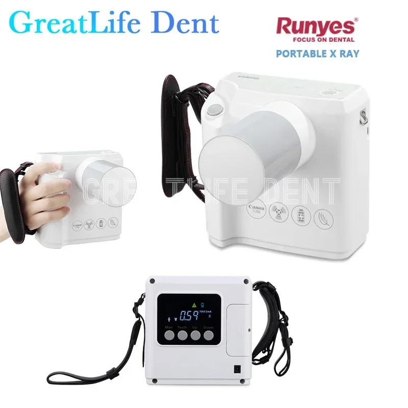 GreatLife Dental Original Touch Screen Dental Imaging System Runyes Low Radiation Portable Dental X Ray Camera