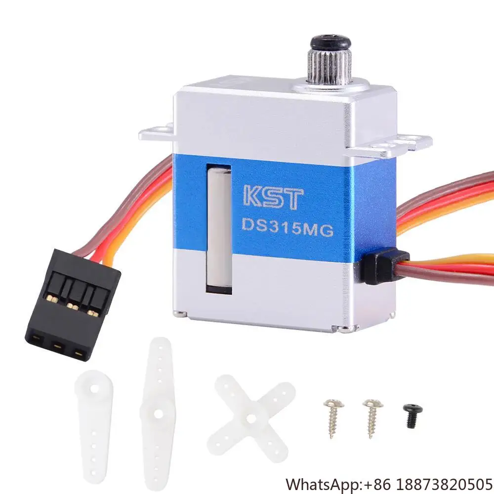 Digital Metal Gear Mini Servo 4.8kg 0.07sec for RC Helicopters Swashplate Tail Locking Steering Gear Airplane