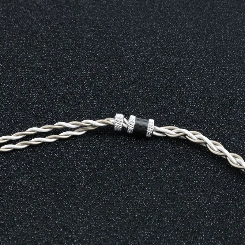 XINHS-Câble de mise à niveau pour écouteurs haut de gamme, cuivre plaqué argent, cristal unique, 4 cœurs, B01