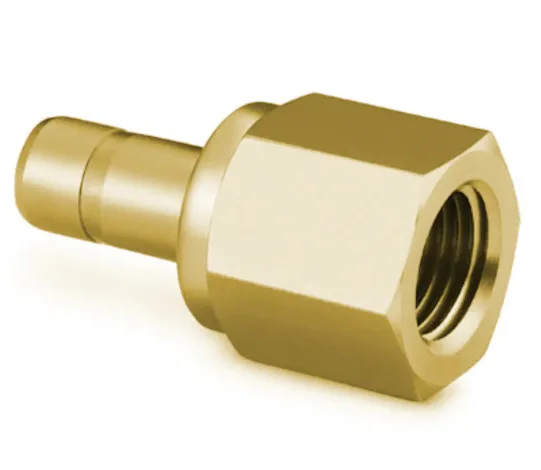 

B-10-TA-7-8 Brass Internal Thread Tube 5/8-inch Adapter 1/2-inch Internal Thread