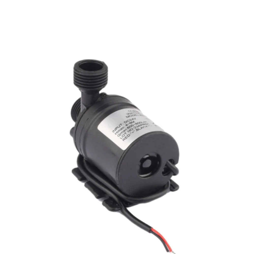 

DC12V/24V Screw Mouth Micro Dc Brushless Circulating Booster Pump Water Pump High Temperature Resistance IP68 Solar Water Heater